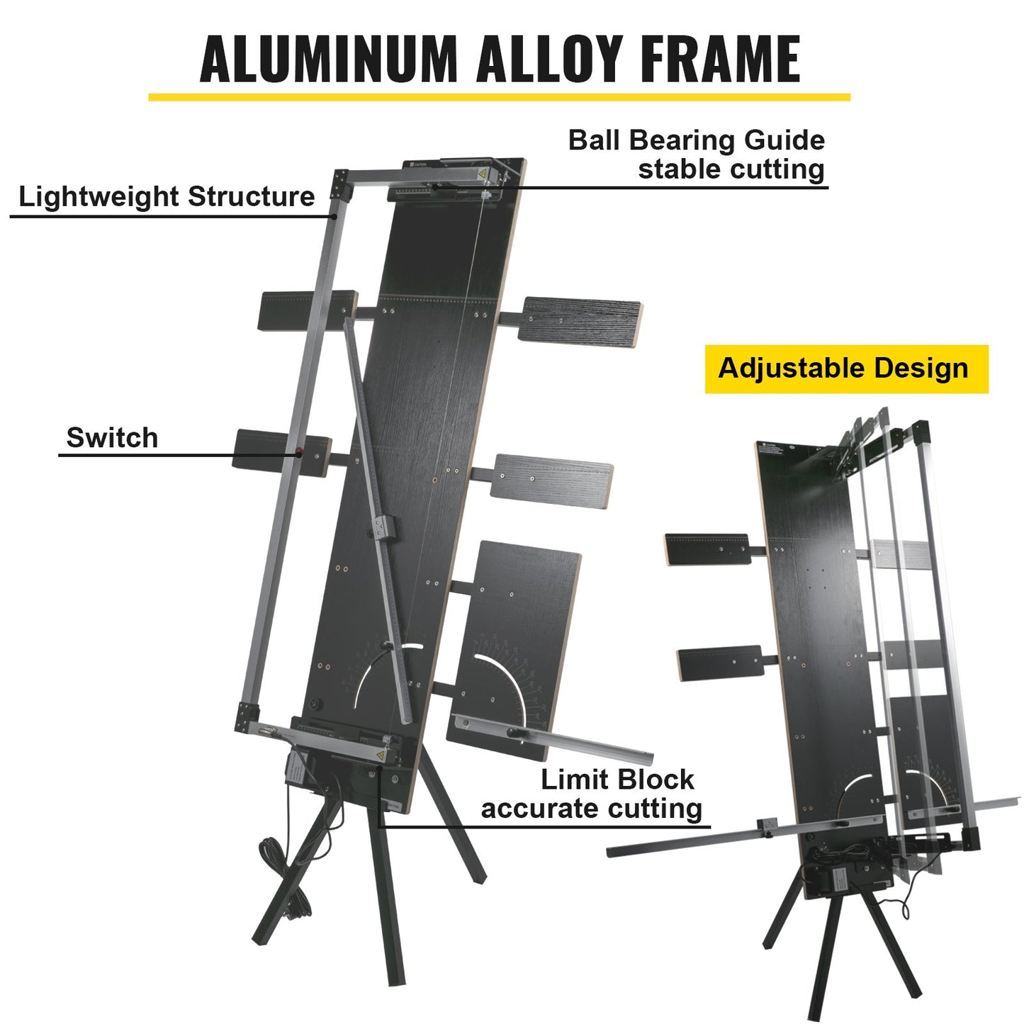 Styrofoam Cutting Machine 42cm Max. Cut Thickness Foam Cutter 115cm Max. Length Hot Wire Foam Cutter 0-90° Styrofoam Cutter Six Heating Wires with Stand Lateral Plate for Cutting Foam Pearl Cott