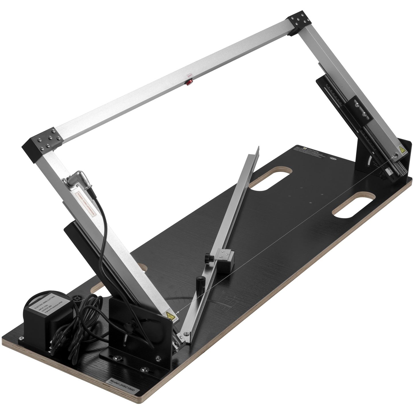 Desktop Styrofoam Cutting Machine 42 cm Max. Cut Thickness Foam Cutter 112 cm Max. Cut Length Hot Wire Foam Cutter 0-90° Styrofoam Cutter with Six Heating Wires for Cutting Foams Pearl Cotton