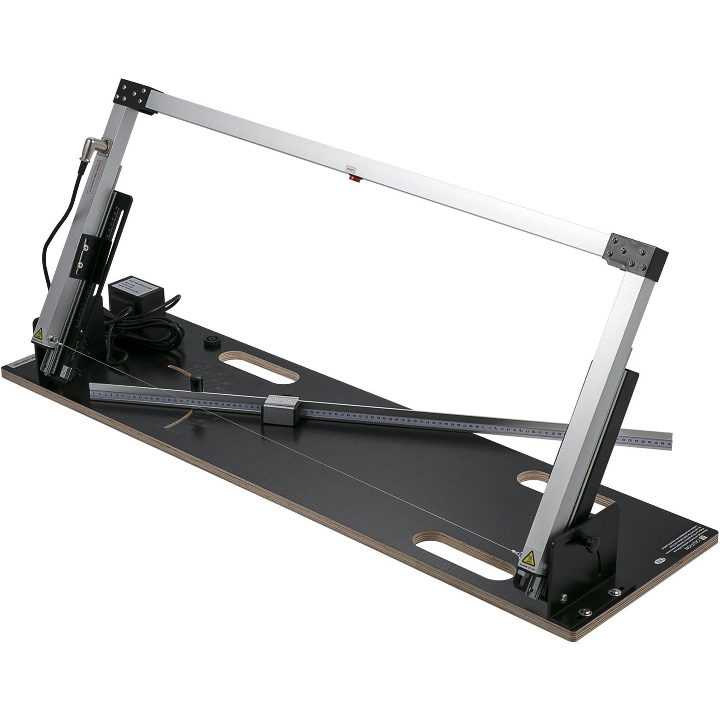 Desktop Styrofoam Cutting Machine 42 cm Max. Cut Thickness Foam Cutter 112 cm Max. Cut Length Hot Wire Foam Cutter 0-90° Styrofoam Cutter with Six Heating Wires for Cutting Foams Pearl Cotton