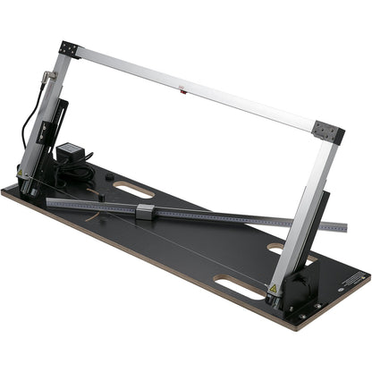 Desktop Styrofoam Cutting Machine 42 cm Max. Cut Thickness Foam Cutter 112 cm Max. Cut Length Hot Wire Foam Cutter 0-90° Styrofoam Cutter with Six Heating Wires for Cutting Foams Pearl Cotton