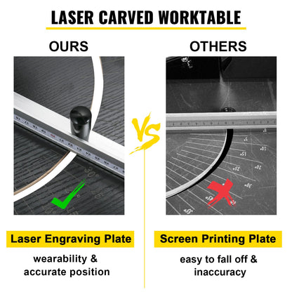 Desktop Styrofoam Cutting Machine 42 cm Max. Cut Thickness Foam Cutter 112 cm Max. Cut Length Hot Wire Foam Cutter 0-90° Styrofoam Cutter with Six Heating Wires for Cutting Foams Pearl Cotton