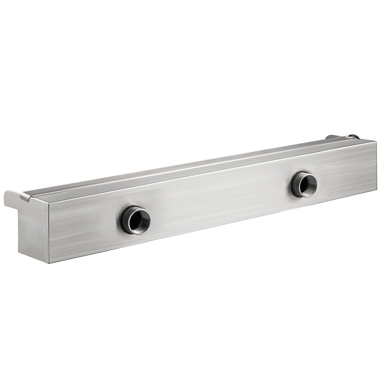 Rechteckiger Wasserfall-Poolbrunnen mit LED-Streifenbeleuchtung, 60 x 11,5 x 8 cm / 23,6" x 4,5" x 3,1"