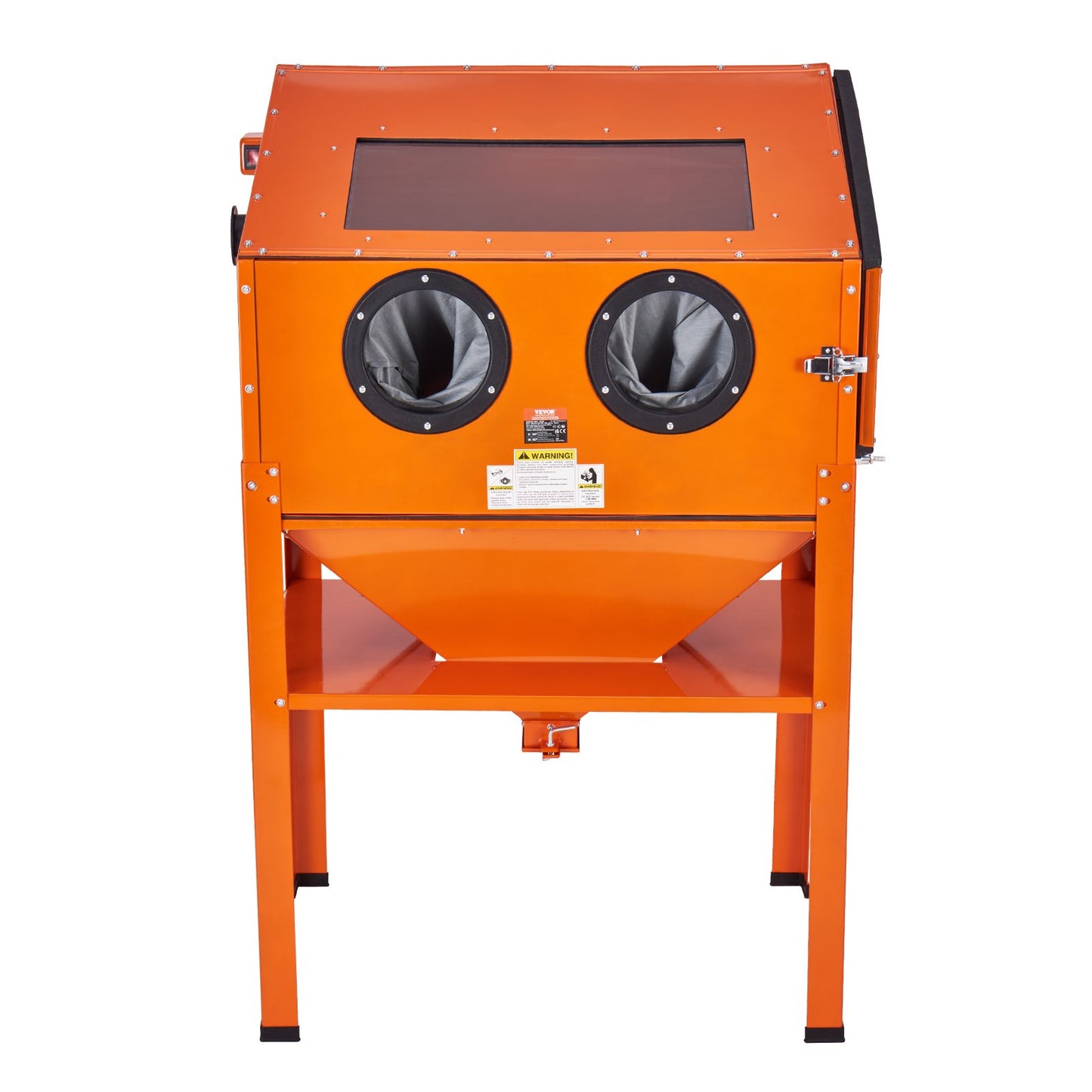 227.1 L Sand Blasting Cabinet with Stand with Blasting Gun & 4 Nozzles