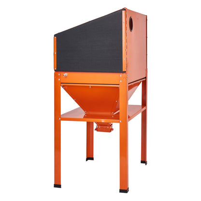 227.1 L Sand Blasting Cabinet with Stand with Blasting Gun & 4 Nozzles