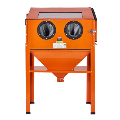 227.1 L Sand Blasting Cabinet with Stand with Blasting Gun & 4 Nozzles