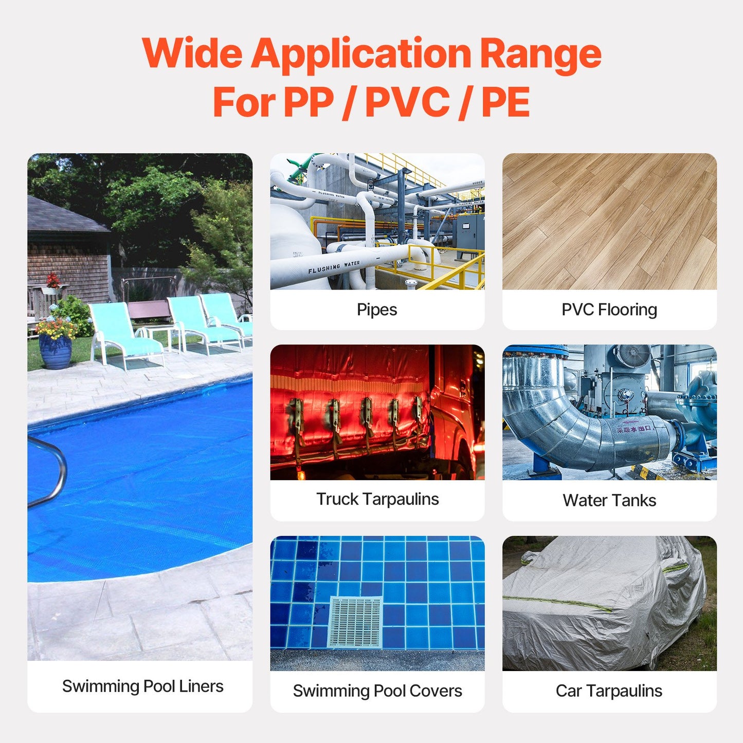 Hot Air Plastic Welder, 1600W Hot Air Torch Pistol, 122-1112℉ PVC TPO Vinyl Heat Gun Welding Torch, Plastic Roofing Welding Kit with 17 Accessories- Toolbox, Nozzle, Roller, Blades for PP/PE/PVC