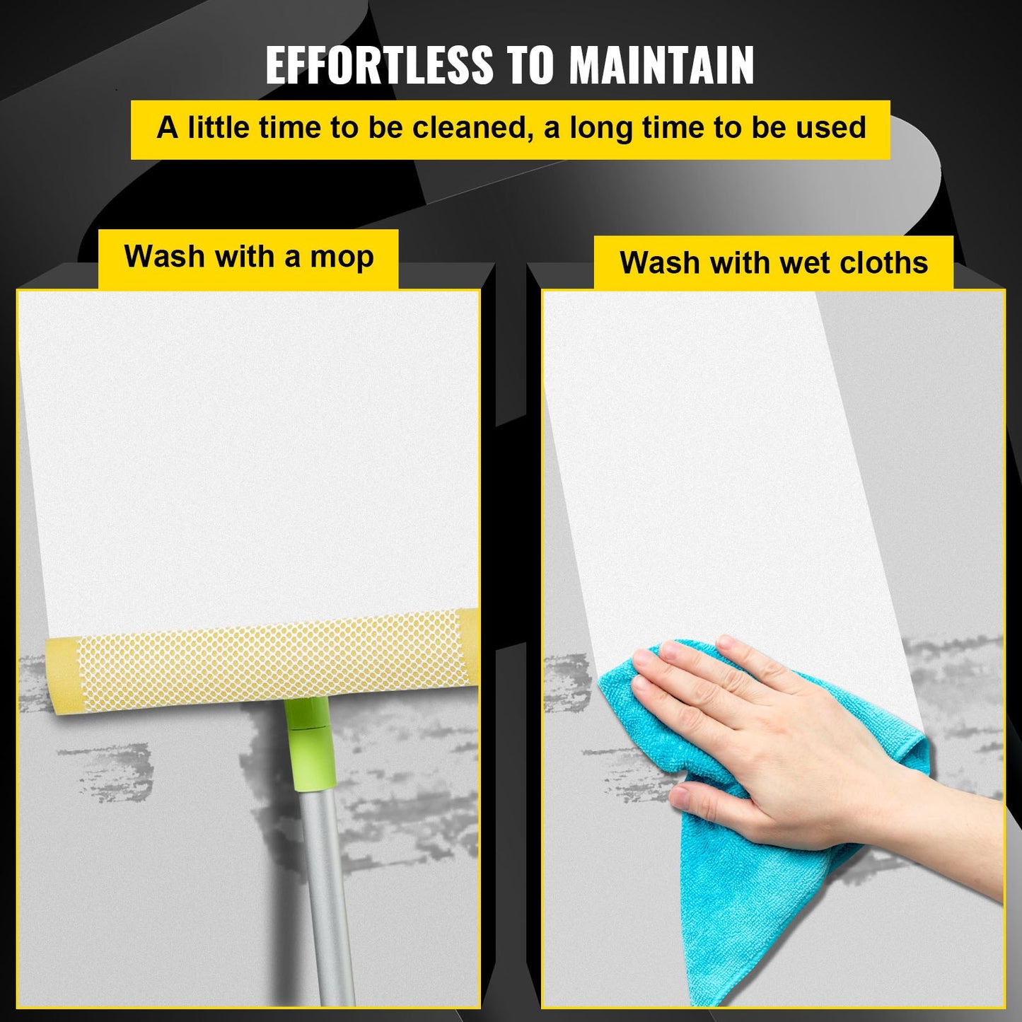 Tanzfläche, 2 x 7 m (6,6 x 23 Fuß) große, 1,5 mm (0,06 Zoll) dicke PVC-Vinyl-Tanzfläche, wendbare, tragbare Tanzfläche in Schwarz/Weiß, rutschfester Tanzboden, Ballett-Tanzfläche für Jazz, Pop und Lyrical Style