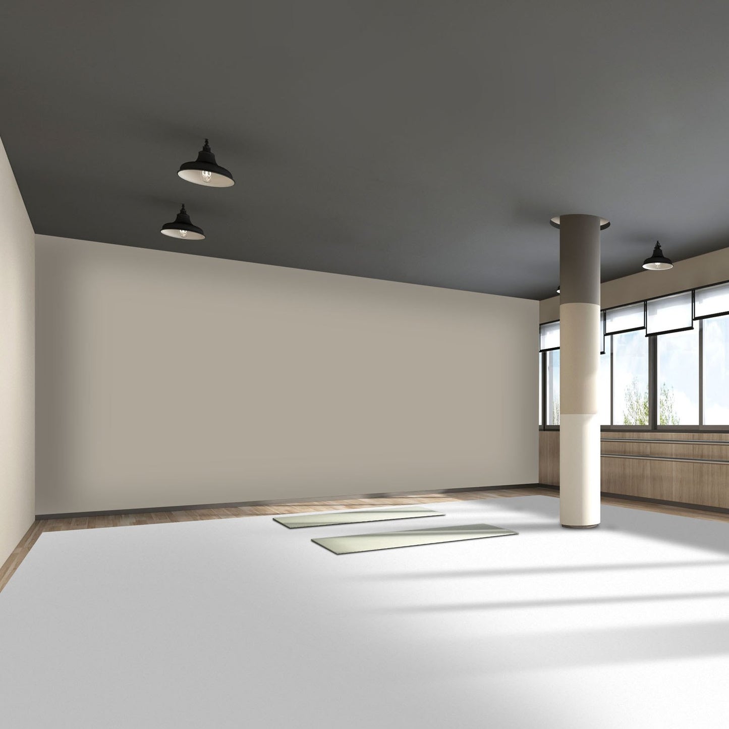 Tanzfläche, 2 x 7 m (6,6 x 23 Fuß) große, 1,5 mm (0,06 Zoll) dicke PVC-Vinyl-Tanzfläche, wendbare, tragbare Tanzfläche in Schwarz/Weiß, rutschfester Tanzboden, Ballett-Tanzfläche für Jazz, Pop und Lyrical Style