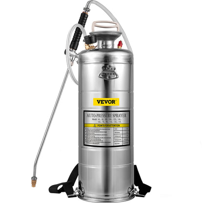 Stainless Steel Sprayer 12L Household Gardening and Floor Cleaning Sprayer, Suitable for the Current Neds of Industry, Agriculture, Commerce, Medicine and Other Industries