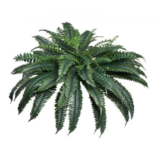 Artificial Ferns, Natural Spread Diameter 43-47 Inch, Large Hanging Artificial Boston Ferns, Fake Plant Wall Decor with 88 Branches, Faux Fern for Home Office and Outdoor (Flowerpot Unincluded)