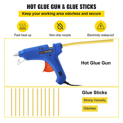 Dellenentfernungswerkzeug, 89-teiliges Set zur lackschadenfreien Dellenreparatur, LED-Blendenplatte, Dellenreparaturset mit Klebelaschen zur Beseitigung von kleinen Dellen, Türdellen und Hagelschäden.