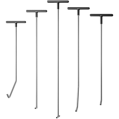 Rods Dent Removal Kit, 13 Pcs Paintless Dent Repair Tool, 5 Pcs Stainless Steel Dent Rods, 8 Pcs Tapper Heads, Professional Hail Dent Removal Tool for Minor Dents, Door Dings and Hail Damage