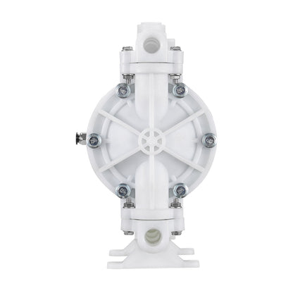 Air Operated Double Diaphragm Pump, 16.66 LPM Max, Standard Inlet & Outlet Air Pneumatic Waste Oil Transfer Pump, Polypropylene Body, Dual Diaphragms, for Diesel, Grease, Kerosene, Gasoline