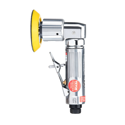 Mini Air Sander, 2.5/5.1/7.6 cm Random Orbital Air Sander, 15000r/min High Speed Mini Pneumatic Sander Polisher for Auto Body Work, 58PCS Air Powered Sander Kit with Wavy Sponges, Sandpapers, Wool Pad