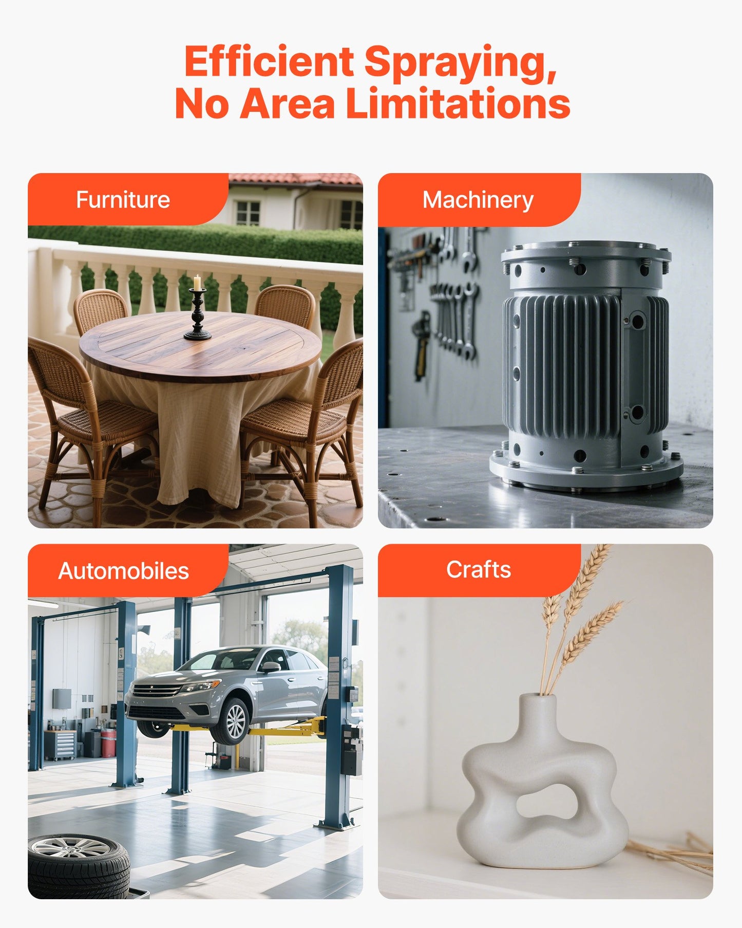 3-Piece Air Spray Gun Kit, Professional Auto Paint Spray Gun Set with 3 Nozzles (1/1.4/1.8mm), 3 Cups & Air Regulator, Gravity Feed Automotive Paint Sprayer for Primer, Topcoat & Touch-Up