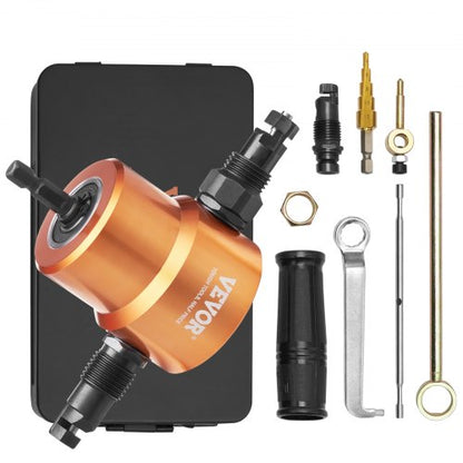 Doppelkopf-Blechnibbler Metallschneider Bohrmaschinenaufsatz Schneidwerkzeug