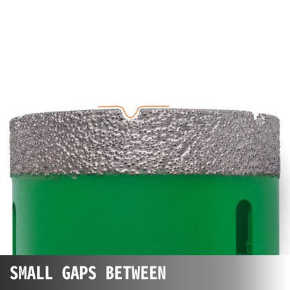 6-teiliges Diamant-Lochsägen-Set mit Kernbohrern M14 Gewinde 20/25/40/45/50/68 mm (0,79/1/1,6/1,77/2/2,7 Zoll) inklusive 2 Sägeblättern