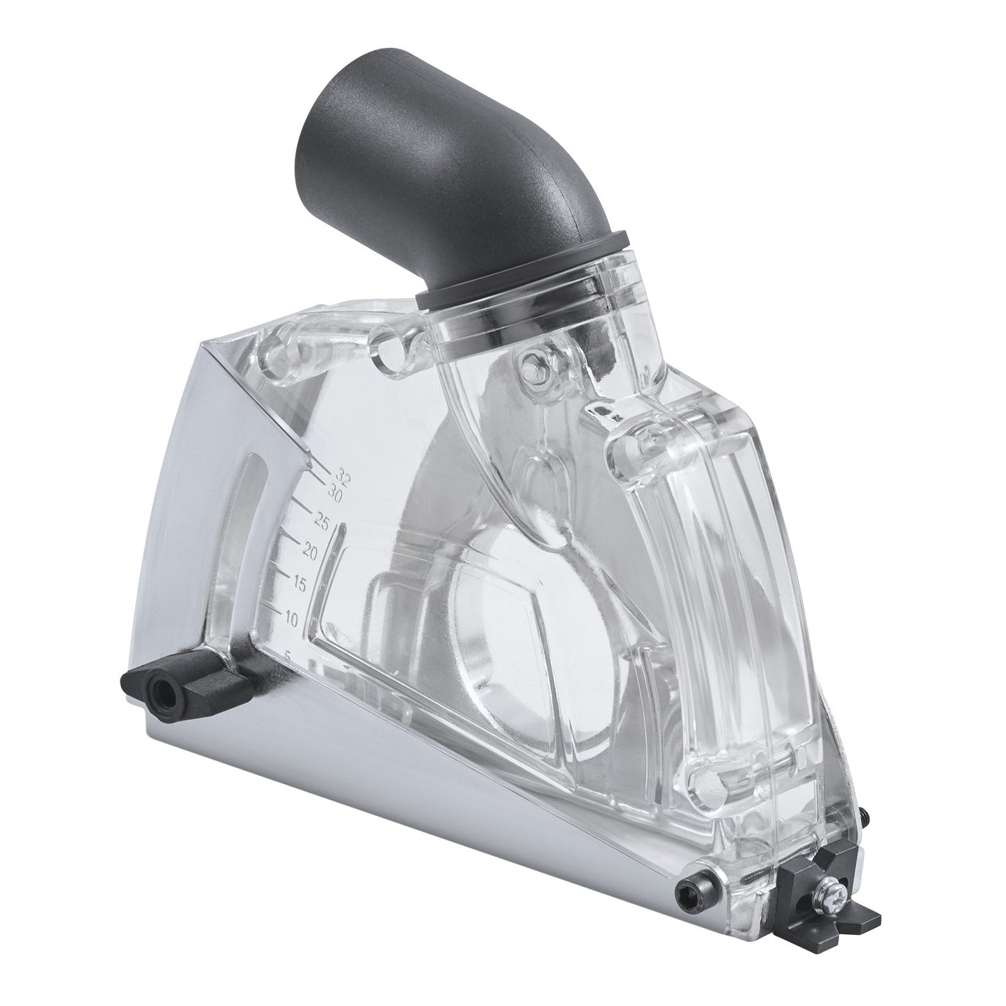 Cutting Dust Shroud for Angle Grinders, Universal 4-5 in Angle Grinder Dust Shroud with 6 Clamping Washers & 5 in Diamond Grinding Cup Wheel, Adjustable Cutting Depth, Connect to Vacuum Cleaner