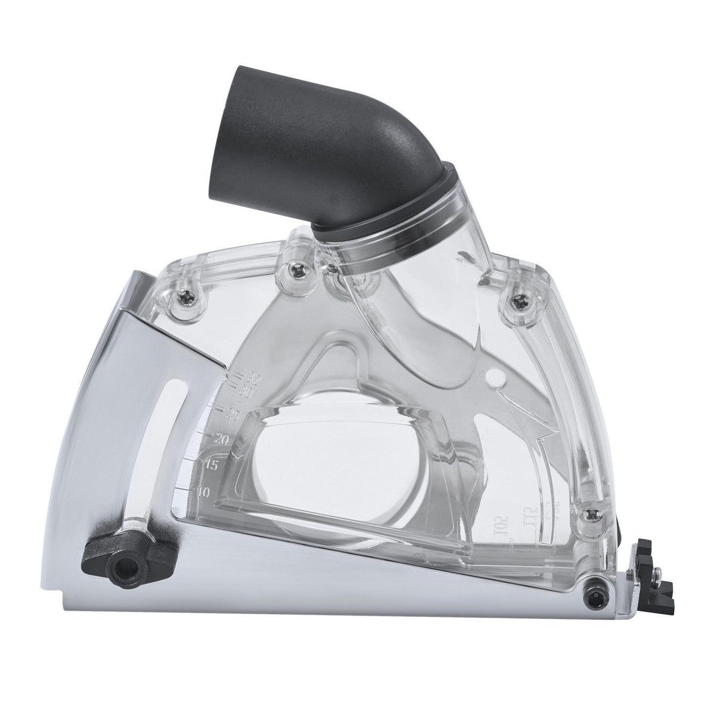 Cutting Dust Shroud for Angle Grinders, Universal 4-5 in Angle Grinder Dust Shroud with 6 Clamping Washers & 5 in Diamond Grinding Cup Wheel, Adjustable Cutting Depth, Connect to Vacuum Cleaner