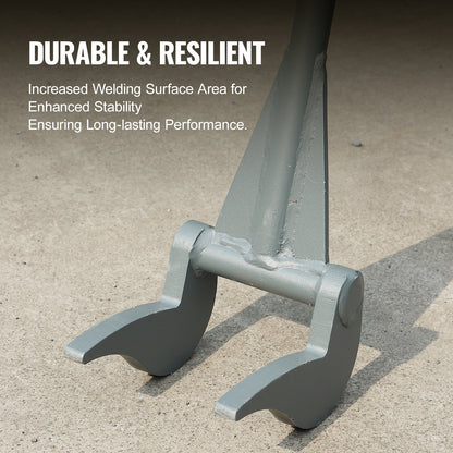 Palettenbrecher, 127 cm Griff, 907,2 kg Tragkraft, Q235 Kohlenstoffstahl, Hochleistungs-Deckabbrecher, Abbruchwerkzeug für Holzpaletten, Brechstange zum effizienten und mühelosen Entfernen von Dielen