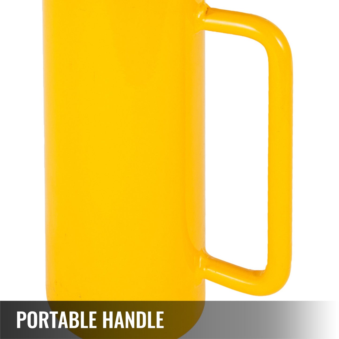 Hydraulic Cylinder Jack, 20 Ton Solid Ram Hydraulic Cylinder, 6 Inch Stroke Single Acting Hydraulic Cylinder, with Quick Connector Portable Hydraulic Solid Jack Hydraulic Lifting Cylinders