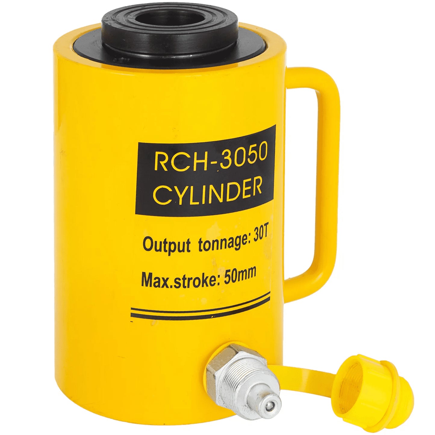 VEV 30T/66000LBS Hohlzylinder-Hydraulikheber mit 50-mm-Kolben, hydraulischer Vollzylinder-Hydraulikheber für Auto/Transporter/Boot/LKW/Wohnwagen