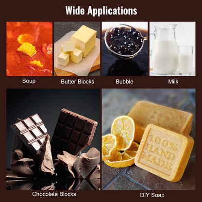 Chocolate Tempering Machine Chocolate Melting Pot 4.1 kg 2 Tanks