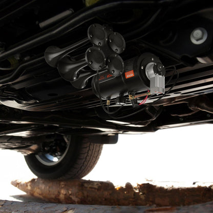 Lufthörner-Set (4-teilig) mit 120-psi-Luftkompressor und 3,03-Liter-Tank