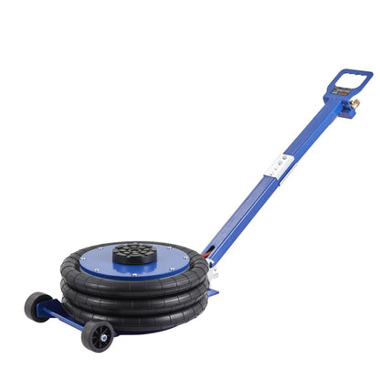 Air Jack, 5 Ton/11000 lbs Triple Bag Air Jack, Airbag Jack with Six Steel Pipes, Lift up to 18.5 inch/470 mm, 3-5 s Fast Lifting Pneumatic Jack, with Adjustable Handle for Car, Garage, Repair