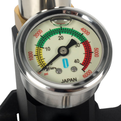 3-stufige Handpumpe mit Steigbügel, 4500 psi (0–30 MPa), für Luftgewehre und PCP-Luftgewehre, gefertigt aus hochwertigem Edelstahl 301