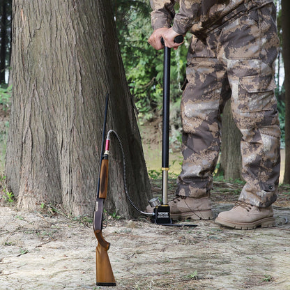 PCP-Handpumpe, 3-stufig, 30 MPa (4500 PSI) Hochdruck-PCP-Luftgewehr-Füllpumpe mit Öl- und Feuchtigkeitsfilter sowie Manometer, Edelstahl, geeignet für Luftgewehre, Tauchflaschen, Paintball-Ausrüstung und Reifen.