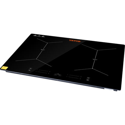 24 inch Electric Cooktop 4 Burners Ceramic Glass Stove Top Touch Control