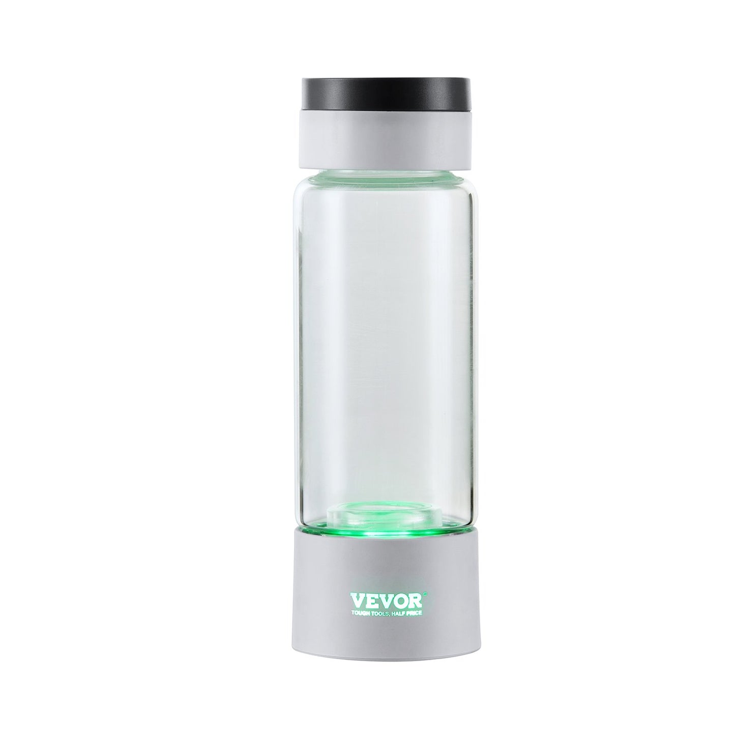 Hydrogen Water Bottle Generator, 380 ml/ 379.9 g Capacity Portable Hydrogen Water Maker, SPE Technology Hydrogen Rich Water Ionizer Machine with Nasal Inhalation Tube and Self-Cleaning