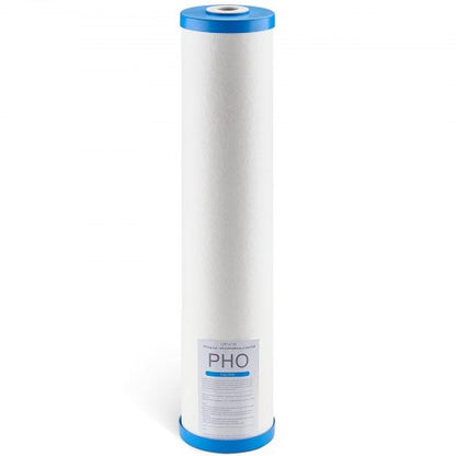 Whole House Water Filter Replacement Cartridge, 4.5"x20"(11x51cm) Polyphosphate Scale Inhibitor Filter for Whole Home Filtration System, Reduce Chlorine, Taste, Odor, Prevent Corrosion