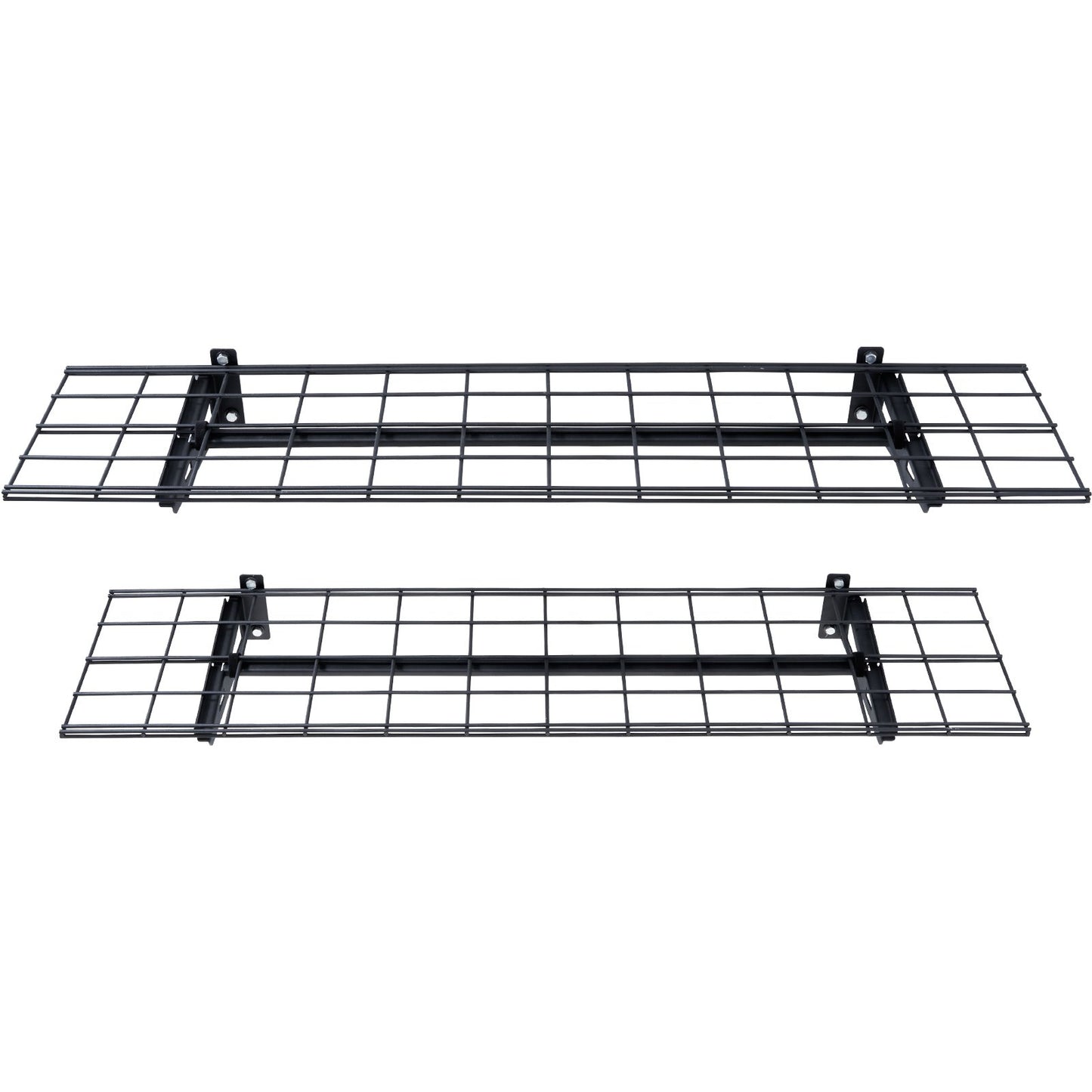 Garage Storage Shelving, 2 Pack, 4 x 1 ft Heavy Duty Garage Shelves Wall Mounted, 400 lbs Load Capacity(Total) Garage Storage Rack Floating Shelves, Suitable for Shop, Shed, Garage Storage