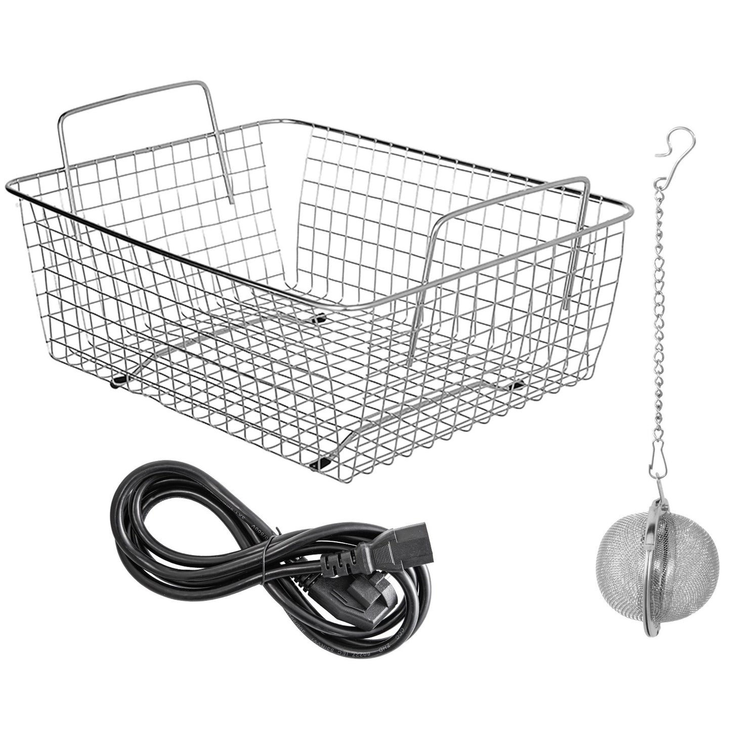 10-Liter-Ultraschallreiniger mit Heizfunktion und Timer für Schmuck, Brillen, Ringe, Zahnprothesen und Musikinstrumente (Drehknopfsteuerung)