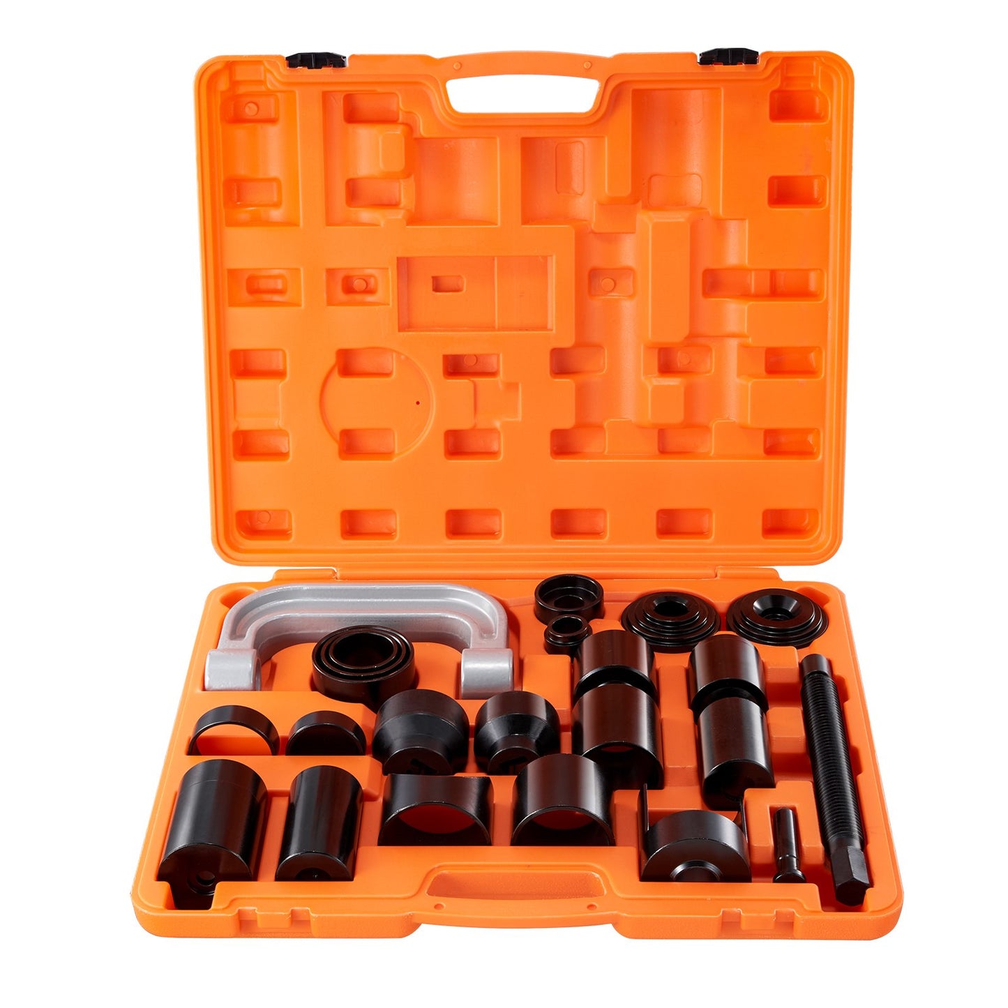 Ball Joint Press Kit, 23 pcsTool Kit, C-press Ball joint Remove and Install Tools, for Most 2WD and 4WD Cars, Heavy Duty Ball Joint Repair Kit for Automotive Repairing