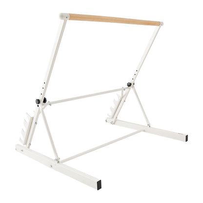 Ballet Barre, Freestanding Portable Barre Bar, Home Fitness Exercise Equipment for Abs, Arms, Strength, and Cardio, Easy to Store Foldable Stretching Dance Bars, 4 Level Height Adjustable