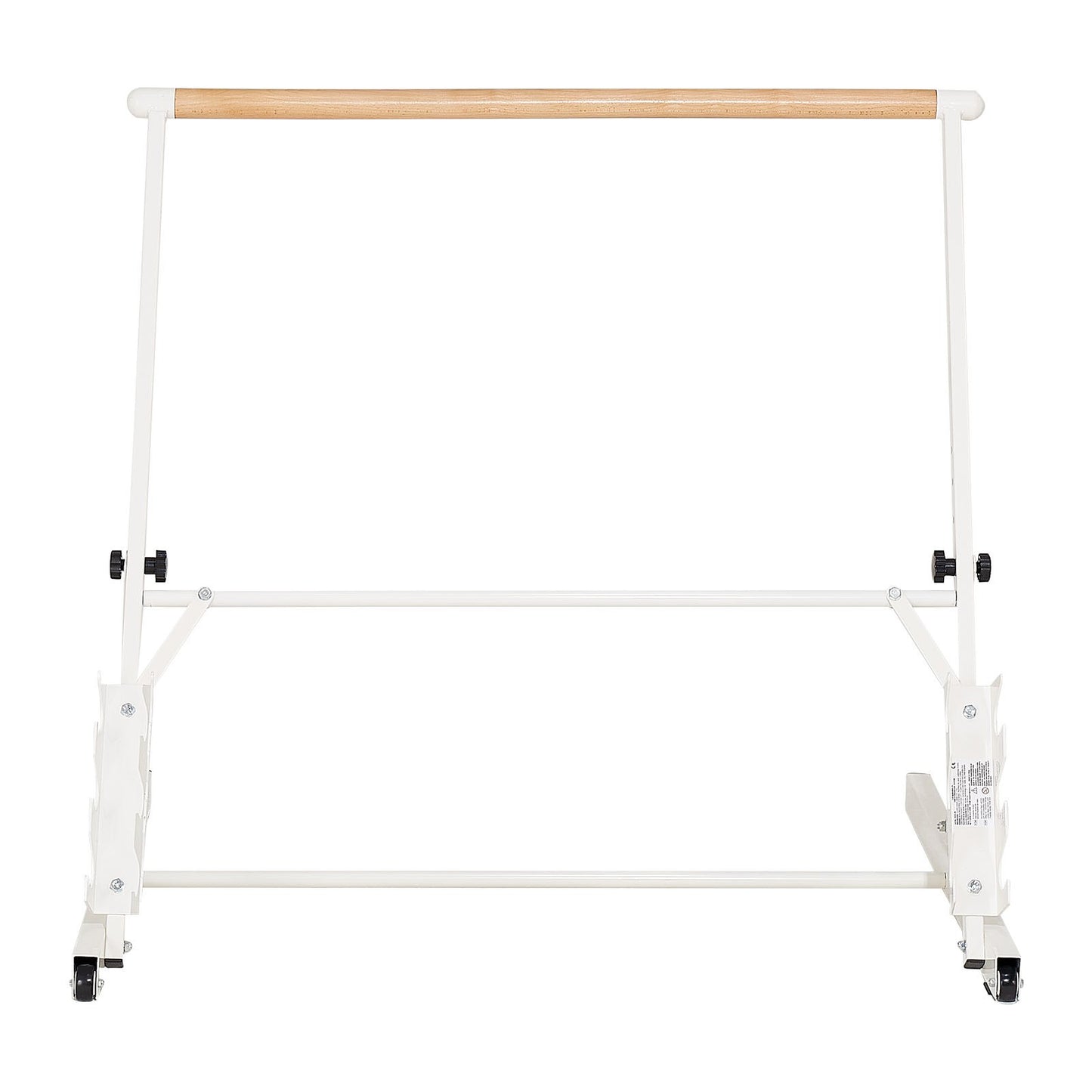 Ballet Barre, Freestanding Portable Barre Bar, Home Fitness Exercise Equipment for Abs, Arms, Strength, and Cardio, Easy to Store Foldable Stretching Dance Bars, 4 Level Height Adjustable