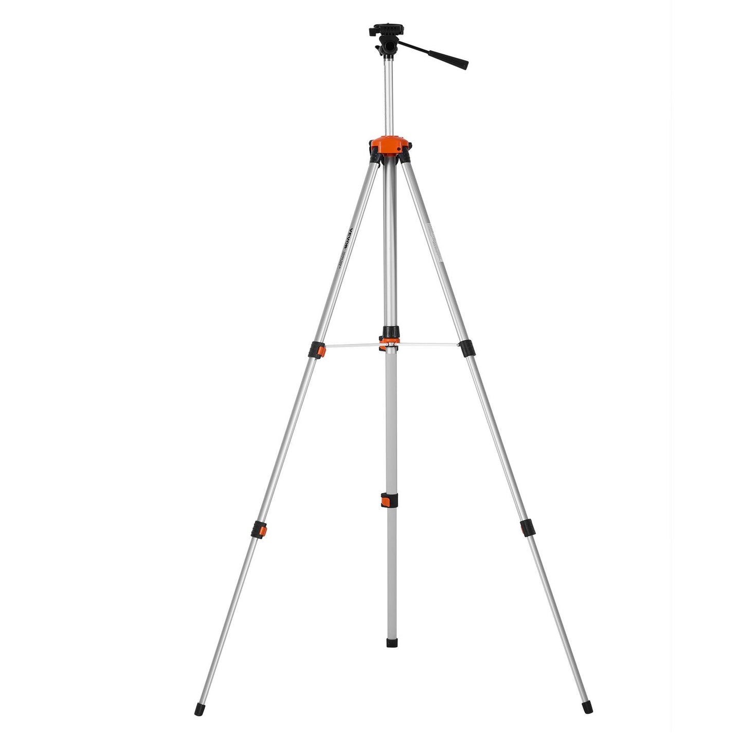 Laser Level Tripod, ¼ x 20 Thread Mount, 27.36-68.11 inch Height Adjustment with Integrated Level Bubble Lightweight Laser Scanner Stand, Retractable Legs Aluminum Tripod for Stable Measurement