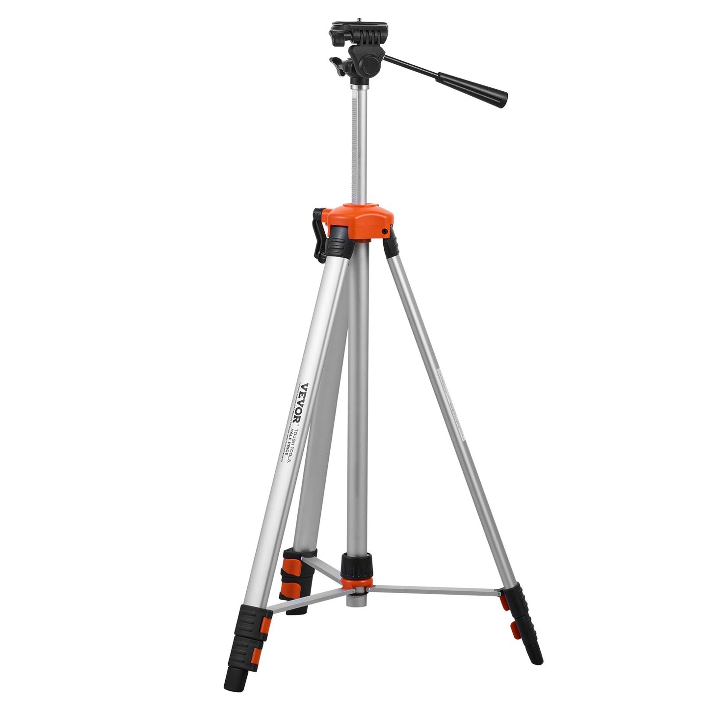 Laser Level Tripod, ¼ x 20 Thread Mount, 27.36-68.11 inch Height Adjustment with Integrated Level Bubble Lightweight Laser Scanner Stand, Retractable Legs Aluminum Tripod for Stable Measurement