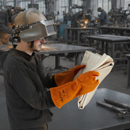 182.9 cm x 243.8 cm Welding Blankets Heat Treated Fiberglass Welding Mat Cover 2 Pack