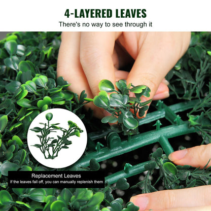 Künstliche Buchsbaumkugeln, 40 cm hoch (2 Stück), kugelförmig, ganzjährig grün, dekorative Pflanzenkugeln für Garten, Balkon, Terrasse, Hochzeit und Zuhause