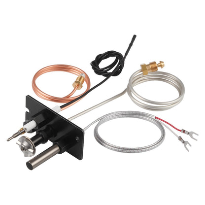 Gaszündflammen-Baugruppe, OE 69L17, 69L1701, 904405, J4117, 108084-02, Kamin-Gaszündflammen-Bausatz, Ersatz für Erdgaszündung, kompatibel mit Lennox-, Superior- und Astria-Modellen, Schwarz