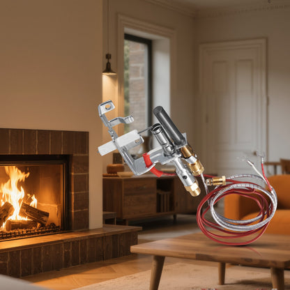 Gas Pilot Assembly, OE 14D0477, LPG8404, SRV14D0477 Fireplace Gas Pilot Assembly Kit, LPG Ignition Replacement, Compatible with Lexington Forge, Majestic, Martin, Monessen Models