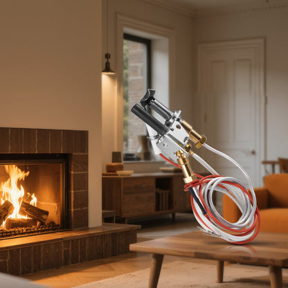 Gaspilot-Baugruppe, OE 446-512A, HSRV 446-512A, SRV 446-512A Kamin-Gaspilot-Bausatz, Ersatz für Erdgaszündung, kompatibel mit Heat &amp; Glo, Heatilator, Lennox, Regency Modellen