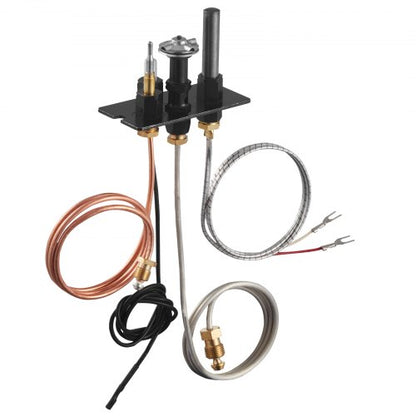 Gas Pilot Assembly, OE 10002265, 10002264, SRV10002264 Fireplace Gas Pilot Assembly, Natural Gas & LPG Ignition Replacement, Fit Majestic, Vermont Castings, Temco, Dutchwest, Monessen, Century