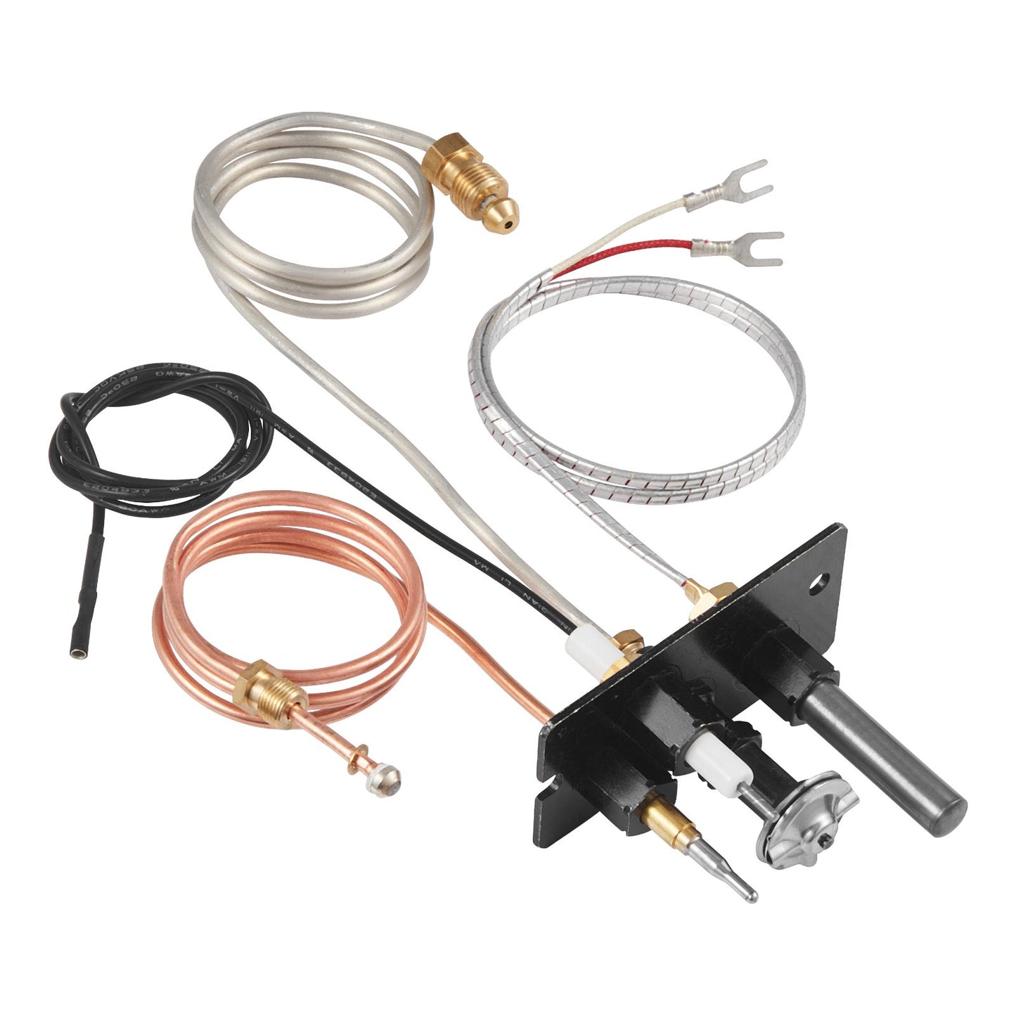 Gas Pilot Assembly, OE 10002265, 10002264, SRV10002264 Fireplace Gas Pilot Assembly, Natural Gas & LPG Ignition Replacement, Fit Majestic, Vermont Castings, Temco, Dutchwest, Monessen, Century