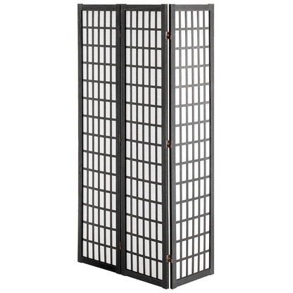 Room Divider, 3 Panel Japanese Room Divider, Wood Folding Privacy Screen Indoor, Japanese Partition Dividers Portable Decoration Screens, for Room Separation Home Office Restaurant & Bedroom