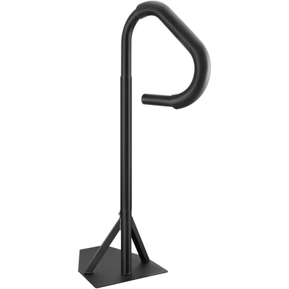 Whirlpool-Handlauf, 360° drehbarer Spa-Seitenhandlauf mit höhenverstellbarem Profil (122–160 cm), rostfreier Aluminium-Spa-Treppe, Whirlpool-Handlauf mit Schiebefuß für den Innen- und Außenbereich, Tragkraft: 272 kg